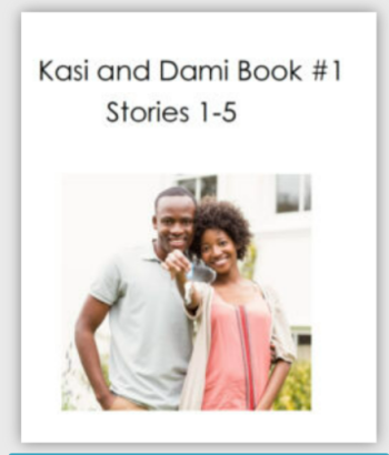 the image shows the cover of the Kasi and Dami stories