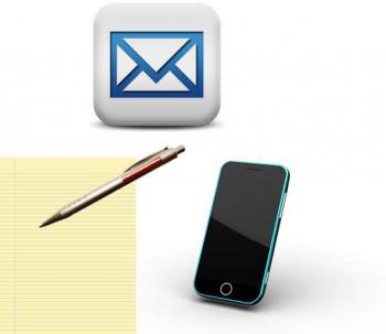 email, paper, phone